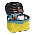thumbnail image 1 of HELLHERO Durable Travel Organizer Cosmetic Bag Organizer Home Travel Office Pineapple Pattern, 1 of 6
