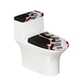 thumbnail image 1 of HELLHERO Durable for Indoor Home Adjustable Toilet Lid Covers Universal Elastic Bottom Non-Slip Piano Keyboard, 1 of 7