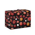 thumbnail image 1 of HELLHERO Dust Cover for Sewing Machine and Handle Vegetable Pattern Foldable 17.7x8.6x12.5 Inch for Long-Term Travel, 1 of 8