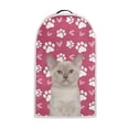 thumbnail image 1 of HELLHERO Dust Cover with Univesal Foldable Kitchen Accessories Oil Proof Reusable for Christmas, Cat Paw Print Pattern, 1 of 6