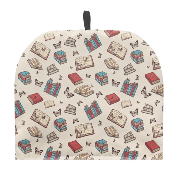 HELLHERO Dust Proof Tea Cozy Keep Warm Lightweight Teapot Insulated Cosy, Book Butterfly Pattern