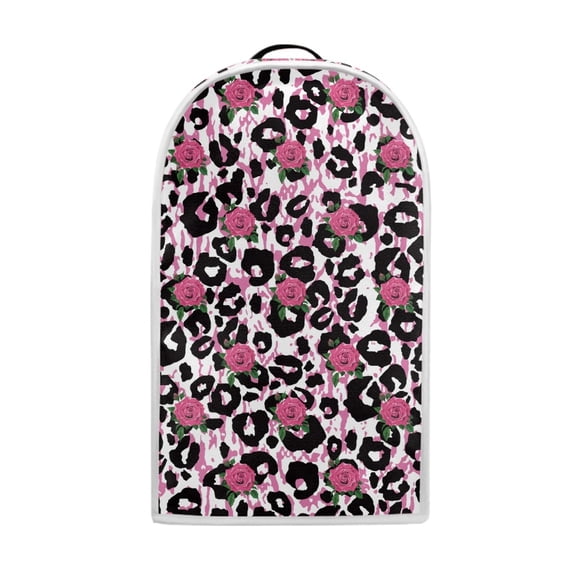 HELLHERO Dust prevent Polyester Mixer Cover Rose Leopard Pattern Stylish Mixer Blender Cover for Kitchen Counter