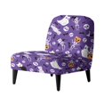 thumbnail image 1 of HELLHERO Dustproof Armless Accent Chair Protector Classic Decorations Armless Chair Slipcover for Living Room, Halloween, 1 of 8