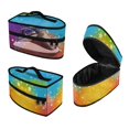 thumbnail image 1 of HELLHERO Dustproof Travel Home Iron Storage Case Colorful Star Pattern, with Zipper Closure Lightweight Steamer Organizer(Case Only), 1 of 6
