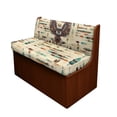 thumbnail image 1 of HELLHERO Eagle Arrow Print Camper Cushion Covers, Stretch Washable Spandex Covers for RV Dinette Booth Travel Trailer Couch, 1 of 8