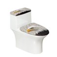 thumbnail image 1 of HELLHERO Eagle Dressing Toilet Seat Lid Cover Pack of 2 Stylish Bathroom Set for Bathroom Accessories, Stretch, 1 of 5