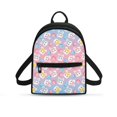 thumbnail image 1 of HELLHERO Easter Bunny & Egg Pattern Lightweight Mini Backpack, Practical Travel Rucksack with Zipper Closure for Dating Hiking, 1 of 8