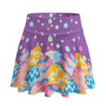 thumbnail image 1 of HELLHERO Easter Egg Pattern Polyester Spandex Tennis Skirt with Built-in Shorts, 2 Side Pockets with Pockets Golf Skirts for Pickleball Yoga Vacation, 1 of 9