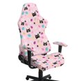 thumbnail image 1 of HELLHERO Easter Egg Paw Prints Gaming Chair Covers with Armrest Cover for Office Home Office, Soft Anti-Scratch Spandex Computer Chairs Seat Slipcovers, 1 of 10