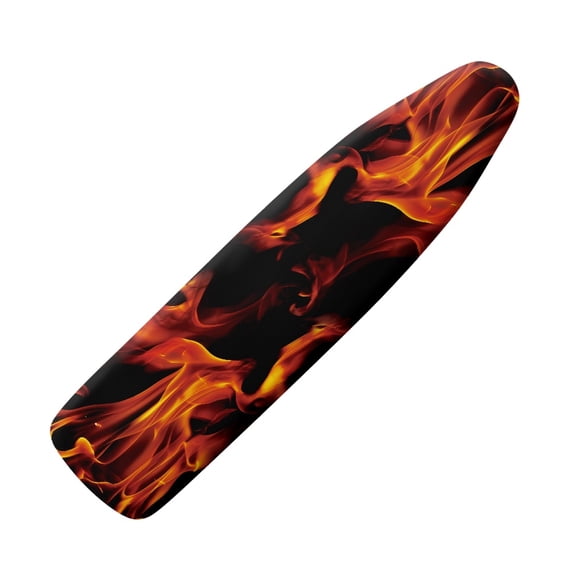 HELLHERO Easy Installation 15x54 Ironing Board Cover and Pad - Elastic Edge, Applicable Standard Size Iron Board Cover, Stain Resistant, Setup for Effortless Ironing Experience, Fire