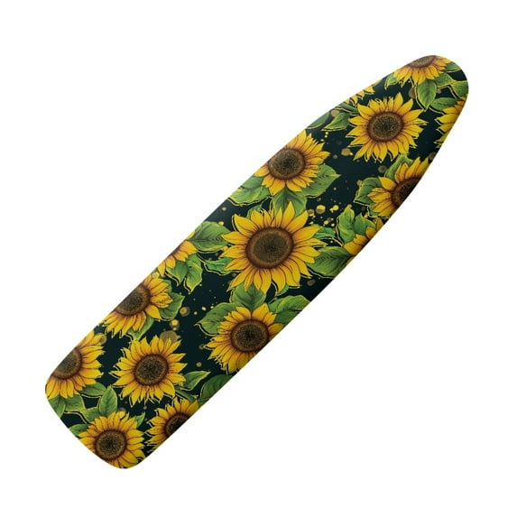 HELLHERO Easy Installation 15x54 Ironing Board Cover, Sunflowers Elastic Edge for Smooth Iron, Easy Installation Home Decor Protective Cover