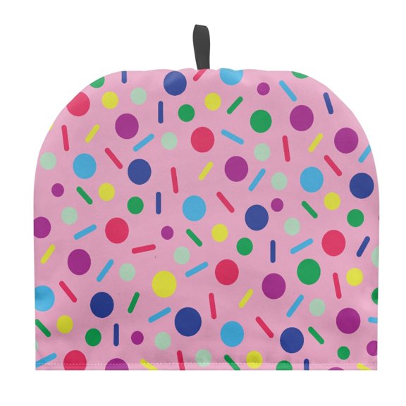 HELLHERO Easy to Clean Tea Cozy with Polka dots, Polyester Canvas, Fall Thanksgiving