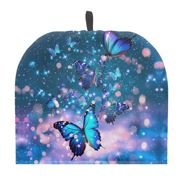 HELLHERO Easy to Clean Teapot Cover Waterproof Insulation and Keep Warm Butterflies Lightweight Tea Cozies Covers