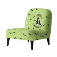 thumbnail image 1 of HELLHERO Elastic Dustproof Accent Chair Washable Slipcover for Armless Accent Chairs, Armless Accent Chair Protector Witch Bat Pattern, 1 of 8
