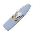thumbnail image 1 of HELLHERO Elastic Edge Iron Dust Cover Dust Proof Protection Elephant and Sunflower Pattern Ironing Board Dust-Proof Cover for Women(Not Heat Insulating), 1 of 4