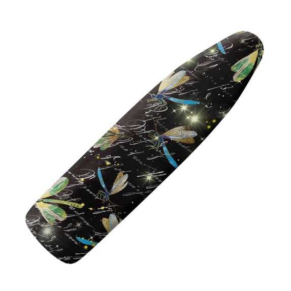 HELLHERO Elastic Edge Ironing Board Cover Breathable Washable Hook and Loop Fastener Polyester Fabric 15"x54"