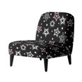 thumbnail image 1 of HELLHERO Elastic Feature Dustproof Armless Accent Chair Protector for Armless Chair, Armless Accent Chair Soft Cover Stars, 1 of 8