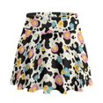 thumbnail image 1 of HELLHERO Elastic Golf Tennis Skirts for Travel Yoga, Flowers Pattern Polyester Spandex Fabric Built-in Shorts Tennis Golf Skirts Workout, 1 of 9