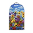 thumbnail image 1 of HELLHERO Elastic Kitchen Blender Dust Covers with Hand Strap Stylish 15.94"H x 9.45"L x 7.28"W, Pansy Garden with Bees, 1 of 6