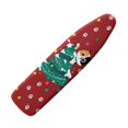 thumbnail image 1 of HELLHERO Extra Thick Ironing Board Cover, Standard Size 15x54, Heat Reflective Full Scorch Resistant Padding, Snug Fit Non-Slip Nose Pocket Fastener Straps Elastic Edges, Christmas tree, 1 of 5