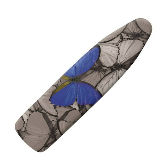HELLHERO Extra Thick Ironing Board Cover and Pad, 15x54 Ironing Board Cover, Resist Scorching and Staining, Elastic Edges, Butterfly
