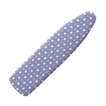 HELLHERO Extra Thick Ironing Board Cover and Pad, 15x54 Ironing Board Cover, Resist Scorching and Staining,Elastic Edges, Polka dots