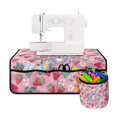 thumbnail image 1 of HELLHERO Fabric Polyester Sewing Machine Mat Dustproof Storage Bag to Store Bobbins Sewing Machine Table Mats Removable Storage Bag 25.2in×24.4 Inch, Valentine's Gift, 1 of 5