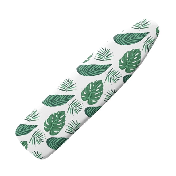 HELLHERO Fastener Straps Hook and Loop Fasteners Ironing Board Protector Cover Polyester Water Repellent for Home Laundry Room Use Monstera Leaves