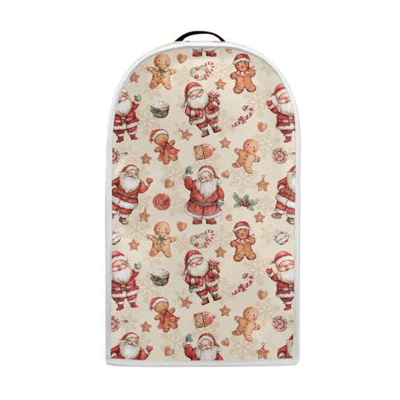 HELLHERO Father Christmas Gingerbread Man Stylish Food Processor Cover AntiSlip Kitchen Accessories for Home Kitchen Indoor