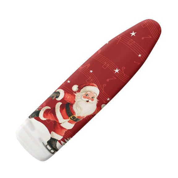 HELLHERO Father Christmas Ironing Board Cover and Pad Standard Size Iron Board Dustproof Covers Ironing Pad Sleeve Table Top Iron Board Cover with Elastic Edge Home Decor for Women