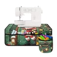 thumbnail image 1 of HELLHERO Father Christmas Sewing Machine Mat Durable Removable Storage Bag Lightweight Sewing Machine Mats for Sewing Classes, 1 of 5