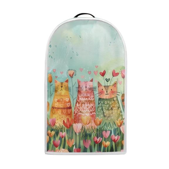 HELLHERO Fitted Polyester Mixer Blender Cover with Easy to Install for Kitchen, Tulips