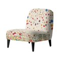 thumbnail image 1 of HELLHERO Floral Anti Scratch Dustproof Armless Accent Chair Cover Stain Protection Slipcovers for Chair Without Arms for Armless Chair, 1 of 8