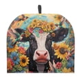 thumbnail image 1 of HELLHERO Floral Cow Pattern Teapot Protective Polyester Canvas for Kitchen Wife, 1 of 7