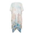 thumbnail image 1 of HELLHERO Floral Cross Beach Cover Ups Breathable High Quality Fabrics Loose Bathing Suit Cover Up, 1 of 6