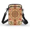 thumbnail image 1 of HELLHERO Floral Design Double Deck Adjustable Shoulder Strap Crossbody Small Bags Polyester for Women, 1 of 7