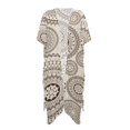 thumbnail image 1 of HELLHERO Floral Dragonfly Women's Kimono Coverup High Quality Fabrics Long Free Size Bathing Suit Cover Up for Womens, 1 of 6