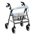 thumbnail image 1 of HELLHERO Floral Easter Egg Design 2 Pcs Rollator Walker Seat and Backrest Covers for Seniors, Dust Cover Easy to Install Rollator Walker Seat Back Cover Fleece Fabric for Park, 1 of 10