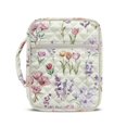 thumbnail image 1 of HELLHERO Floral Garden Print Bible Organizer Bag, Washable Durable Handle Bible Cover Case Polyester Fabric Quilted Bible Cover for Daily Life Daily Use, 1 of 9