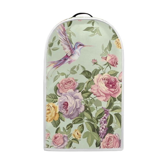HELLHERO Floral Hummingbird Hand Strap Blender Cover with Kitchen Appliance Protections Polyester Kitchen Blender Dust Cover