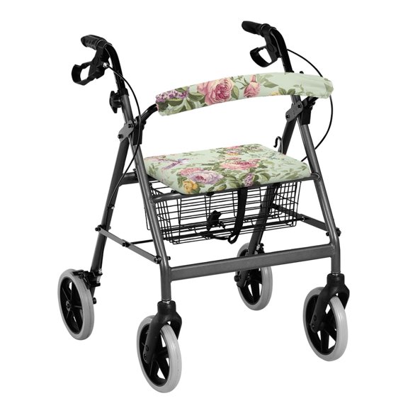 HELLHERO Floral Hummingbird Seat & Back Covers Seat & Back Cover Non-Slip Cover for Home Stain Proof Soft