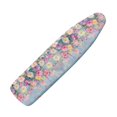 thumbnail image 1 of HELLHERO Floral Ironing Board Cover, 15x54 Inch Standard Ironing Board Cover with Elastic Edge and Hook and Loop Fasteners Scorch and Stain Resistant Cotton Ironing Covers, 1 of 5