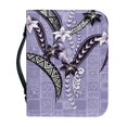 thumbnail image 1 of HELLHERO Floral PU Leather Waterproof Bible Cover Case, Large Capacity Durable Handle for Outdoor Study Prayer Daily Work, 1 of 12
