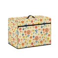 thumbnail image 1 of HELLHERO Floral Sewing Machine Dust Covers and Sewing Essentials Pockets Washable for Singer and Brother Sewing Machine, 1 of 8