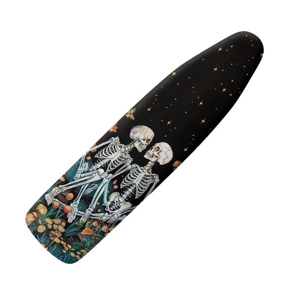 HELLHERO Floral Starry Sky Pattern Ironing Board Cover Hook & Loop Straps Replacement Accessories Breathable Elastic Edge