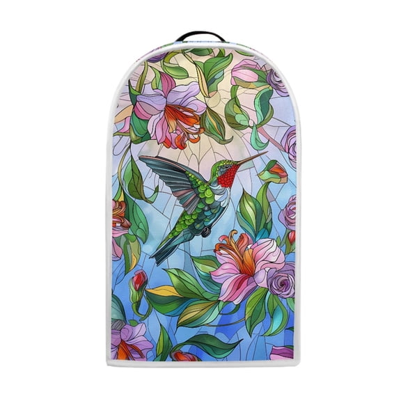 HELLHERO Flower Hummingbird Hand Strap Blender Covers with Thickened Polyester Kitchen Blender Dust Cover