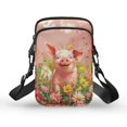thumbnail image 1 of HELLHERO Flower Pig Shoulder Purse Stylish, Adjustable Strap for Daily Use, Casual Use, 1 of 7