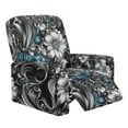 thumbnail image 1 of HELLHERO Flower Print Lazy Boy Chair Covers Slipcover 4 Piece Recliner Cover 1 Seat Extra Large Fitted Cover for Recliner Chair with Foot Rest, 1 of 8