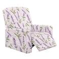 thumbnail image 1 of HELLHERO Flower Print Recliner Slipcover-Stretch Soft Slip Reclining Chair Slipcovers Lift Chair Covers for Electric Recliner Power Lift, Easy to Install, Purple, 1 of 8