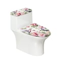 thumbnail image 1 of HELLHERO Flower and Bird Stylish for Toilet Stretch Toilet Cover Elastic Edge Soft Reusable, 1 of 5